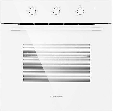 Духовой шкаф электрический MAUNFELD MEOC708PW белый фото в интернет-магазине «Mebelex»