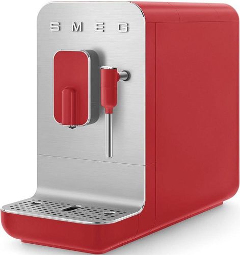 Кофемашина автоматическая SMEG BCC02RDMEU, красная матовая фото в интернет-магазине «Mebelex»