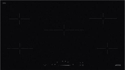 Варочная панель Стеклокерамическая SMEG SE495ETD черный прямой край фото в интернет-магазине «Mebelex»