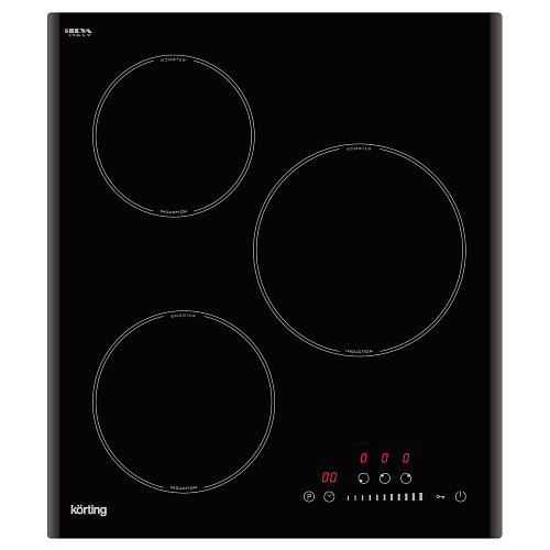 Варочная панель Индукционная KORTING HI 43053 B черное стекло скошенный край фото в интернет-магазине «Mebelex»