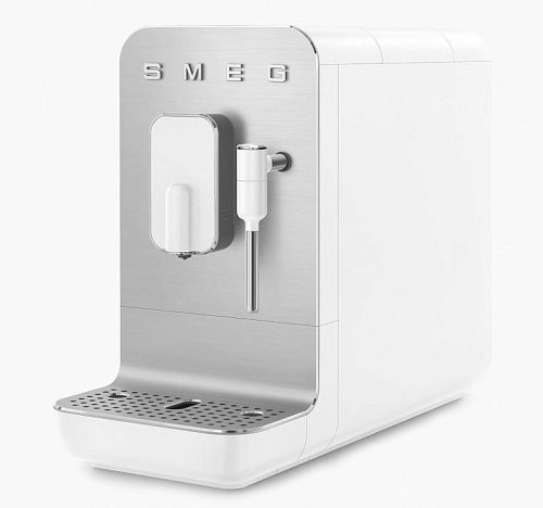 Кофемашина автоматическая SMEG BCC02WHMEU, матовый белый фото в интернет-магазине «Mebelex»