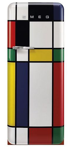 Холодильник Отдельностоящий SMEG FAB28RDMC5  , стиль 50-х годов, петли справа, Разноцветный фото в интернет-магазине «Mebelex»