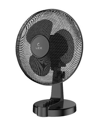 Вентилятор Настольный LEX LXFC 8376,  черный фото в интернет-магазине «Mebelex»