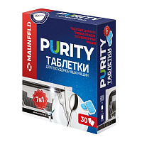 690 руб., Таблетки для посудомоечных машин all in 1 Purity by MAUNFELD MDT30PH (30 шт. в упаковке)