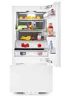 499 490 руб., Холодильник Встраиваемый MAUNFELD MBF212NFW1 двухкамерный 212 см, полный NoFrost