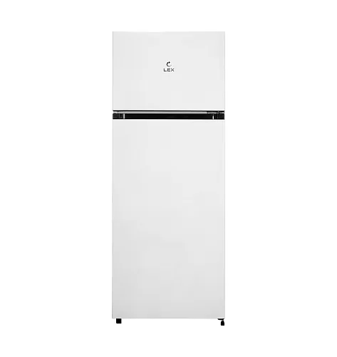 Отдельностоящий двухкамерный холодильник LEX RFS 201 DF WH белый фото в интернет-магазине «Mebelex»