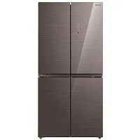 99 990 руб., Отдельностоящий холодильник KORTING четырехдверный NOFROST коричневый KNFM 81787 GM