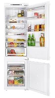 Холодильник Встраиваемый MAUNFELD MBF193NFW двухкамерный 193 см полный NoFrost белый