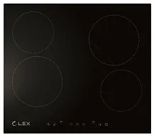 15 990 руб., Стеклокерамическая панель LEX EVH 640 BL (черное стекло)