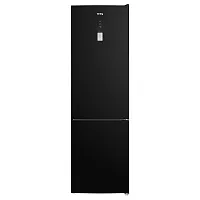 Холодильник Отдельностоящий KORTING KNFC 62370 N двухкаменый, 200 см, черный